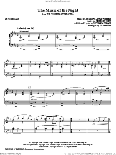 The Music Of The Night (from The Phantom Of The Opera)