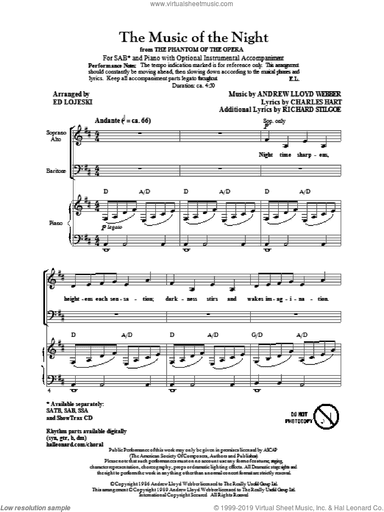 The Music Of The Night (from The Phantom Of The Opera)
