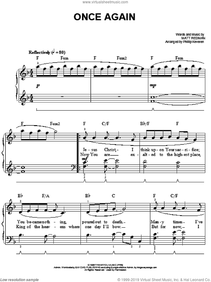 Once Again (arr. Phillip Keveren)