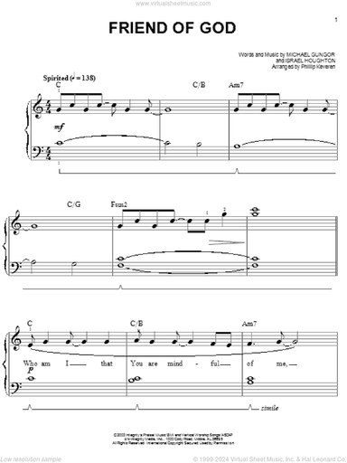 Friend Of God (arr. Phillip Keveren)