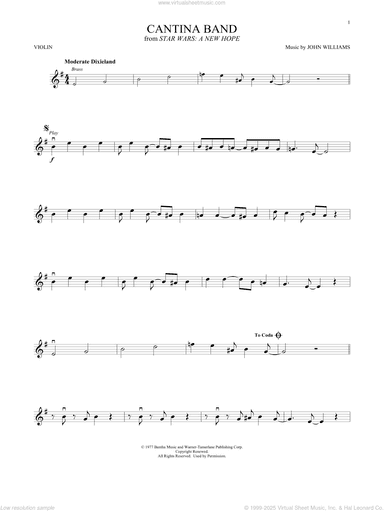 Cantina Band (from Star Wars: A New Hope)