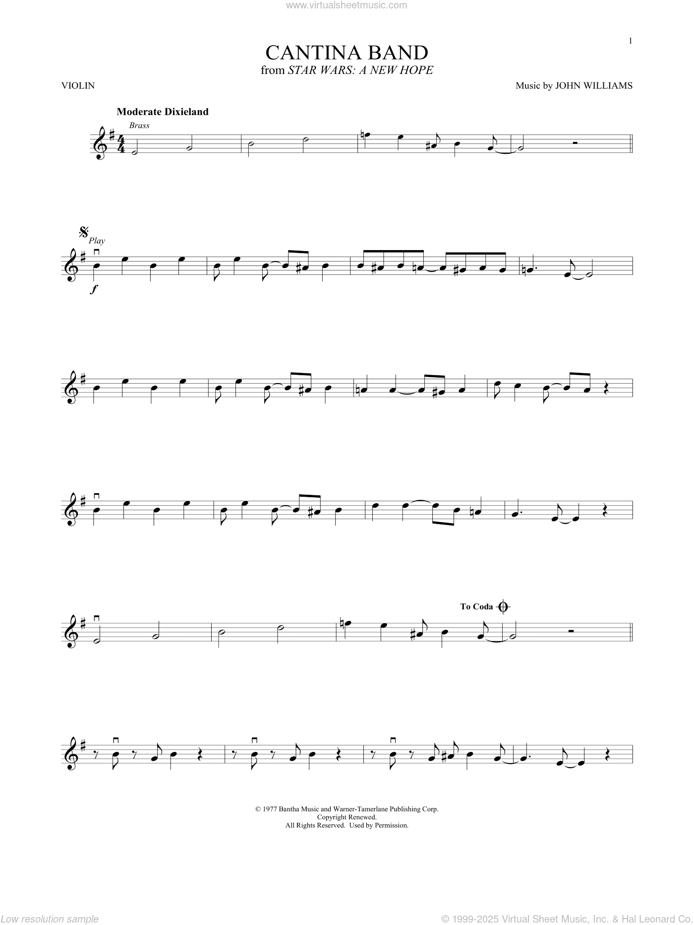 Cantina Band (from Star Wars: A New Hope)