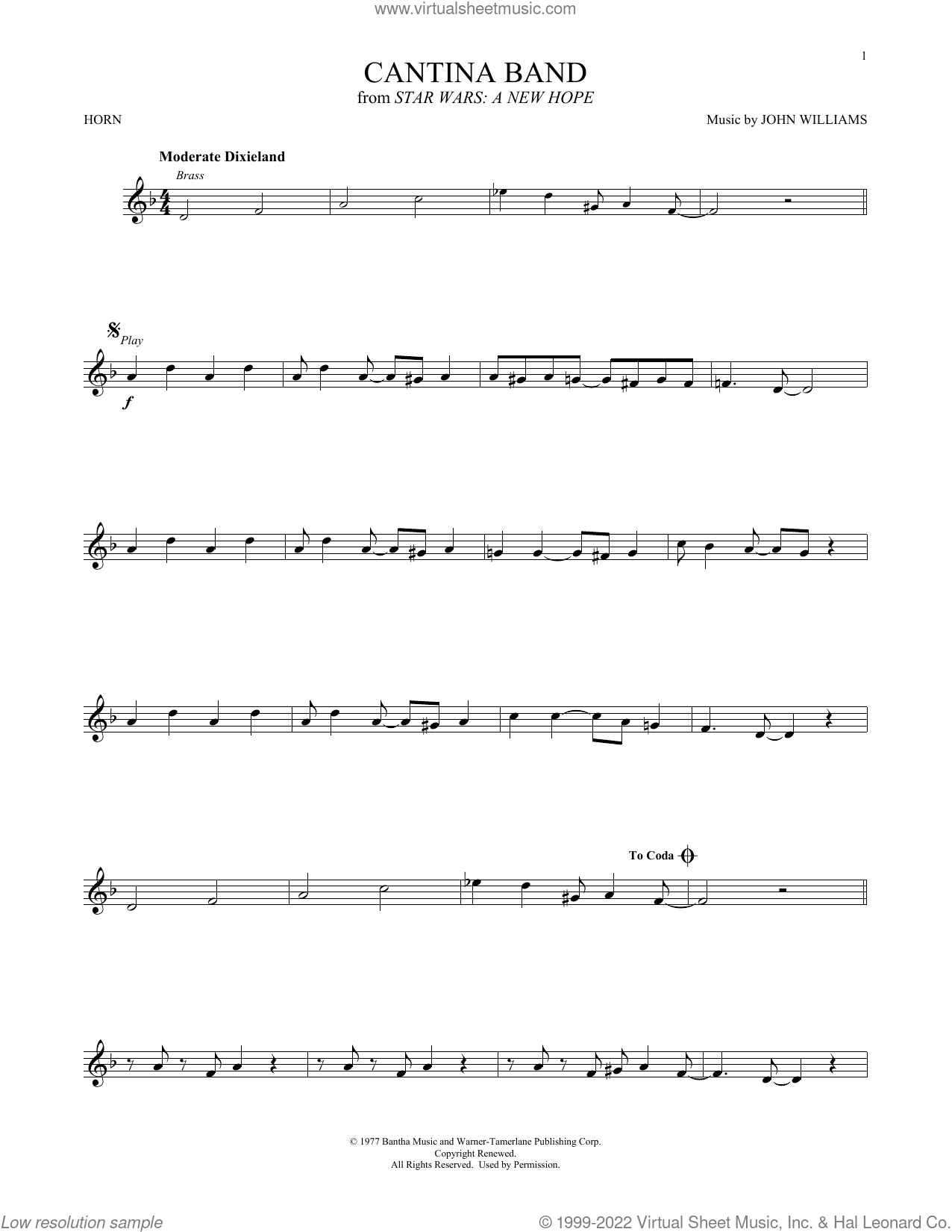 Cantina Band (from Star Wars: A New Hope)