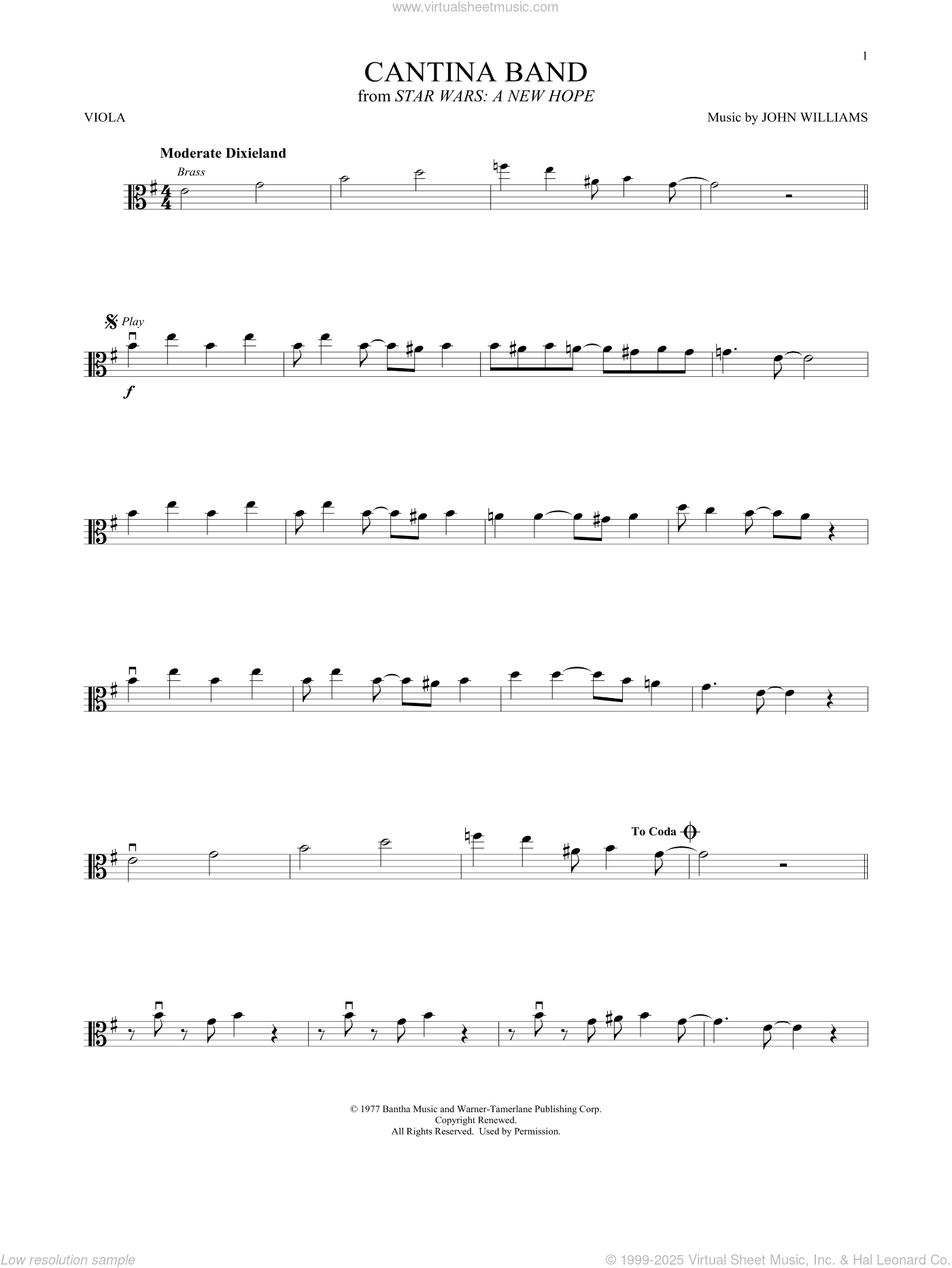 Cantina Band (from Star Wars: A New Hope)