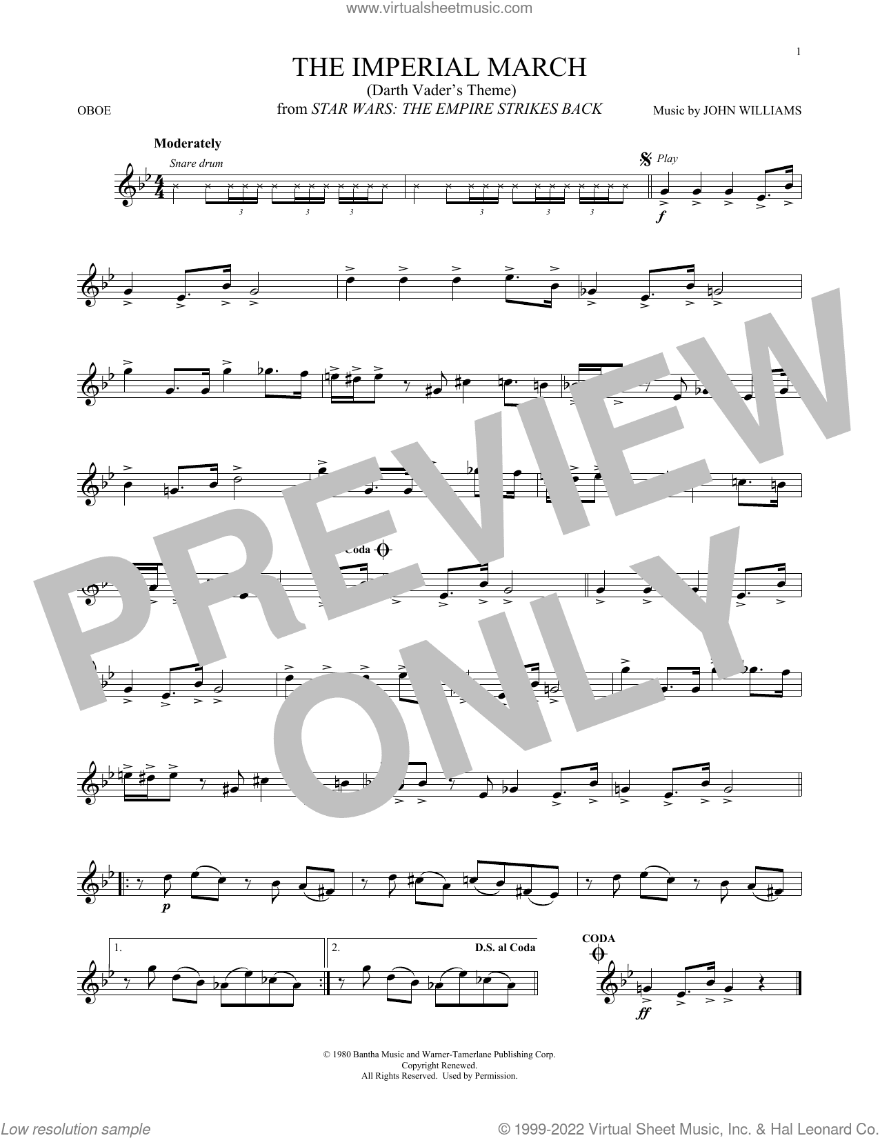 The Imperial March (Darth Vader's Theme) (from Star Wars: The Empire Strikes Back)