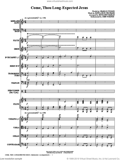 Come, Thou Long-Expected Jesus (COMPLETE)