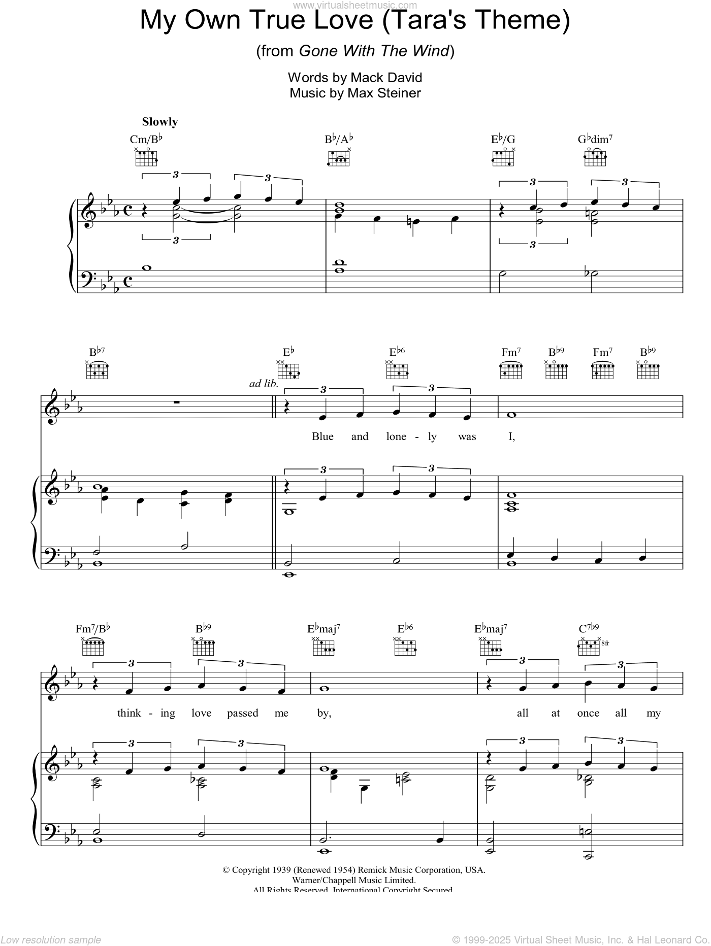 My Own True Love (Tara's Theme) (from Gone With The Wind)