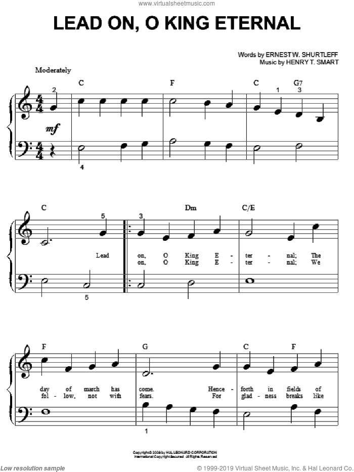 Lead On, O King Eternal