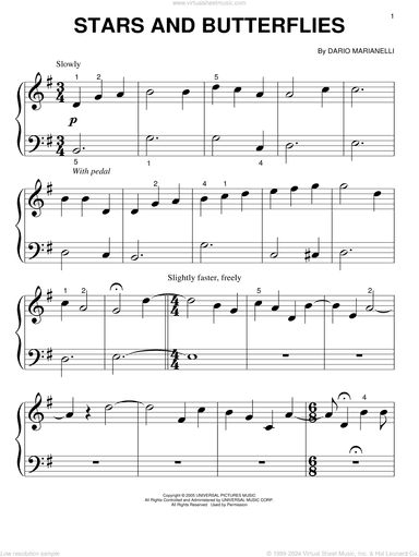 Stars And Butterflies (from Pride And Prejudice)