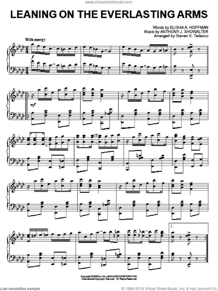 Leaning On The Everlasting Arms [Ragtime version]