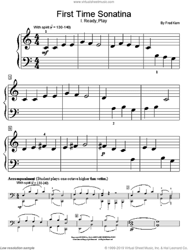 First Time Sonatina