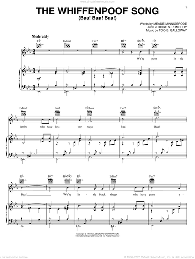 The Whiffenpoof Song (Baa! Baa! Baa!)