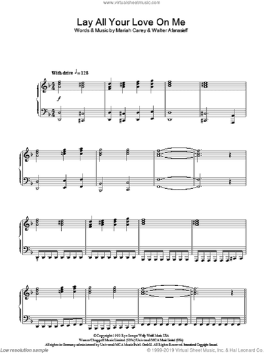 Lay All Your Love On Me, (intermediate)