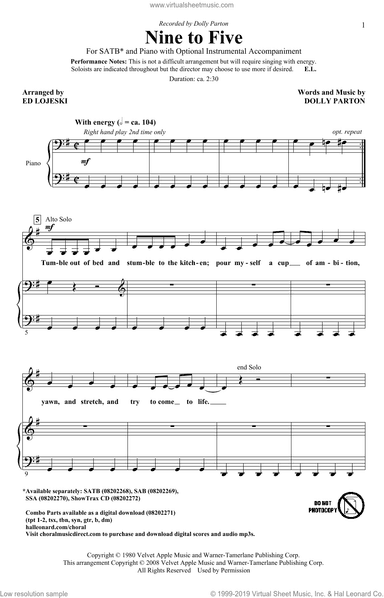 Nine To Five (arr. Ed Lojeski)