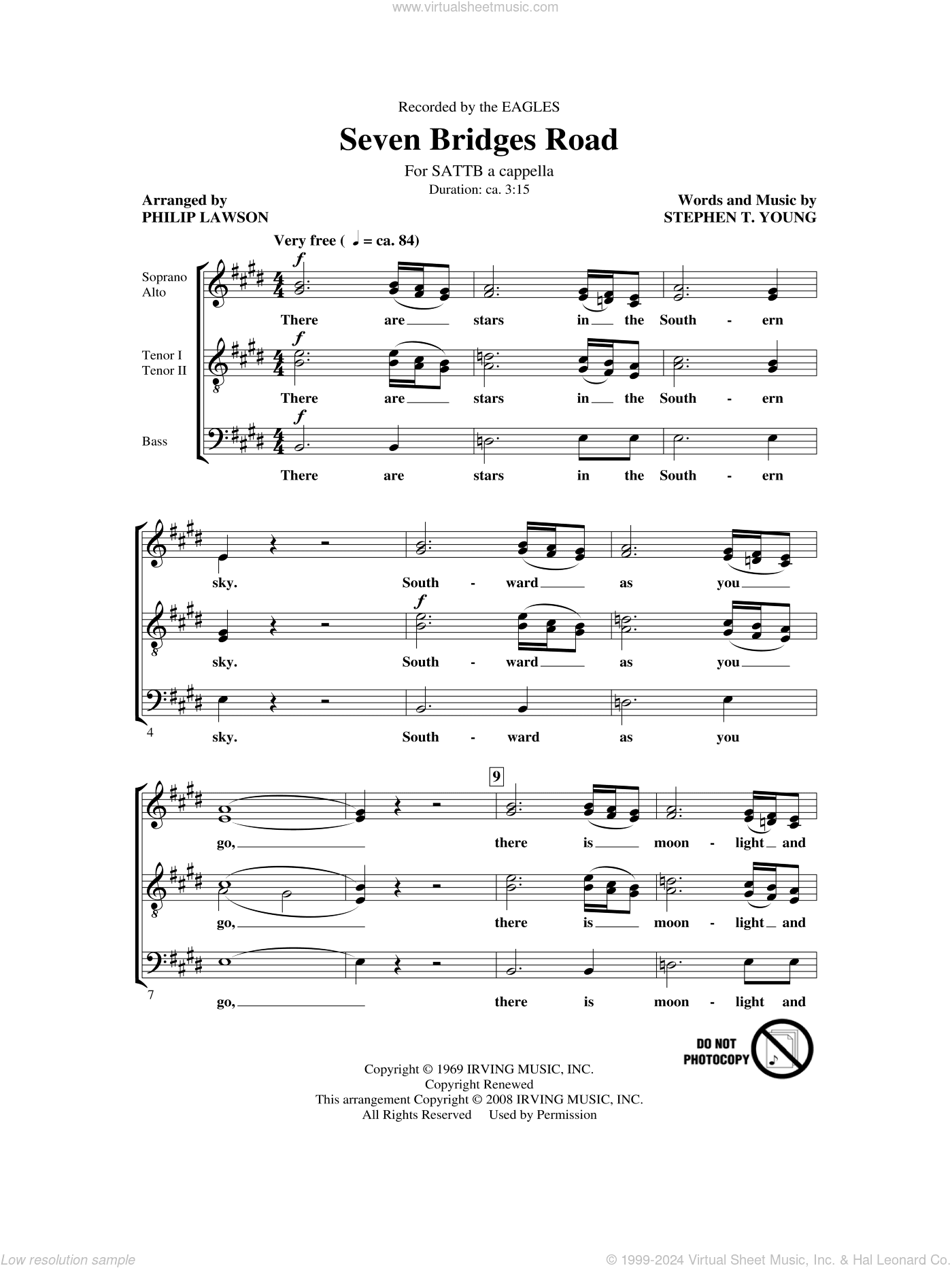 Seven Bridges Road (arr. Philip Lawson)