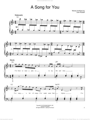 A Song For You