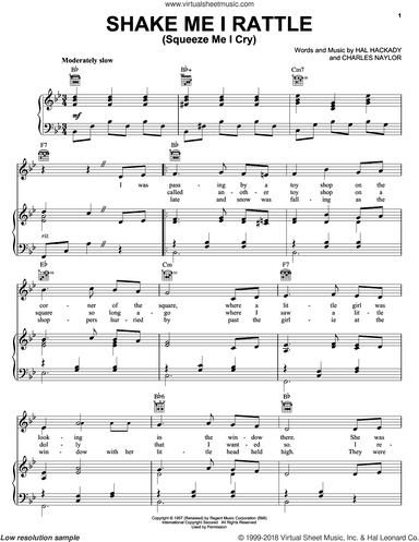Shake Me I Rattle (Squeeze Me I Cry)