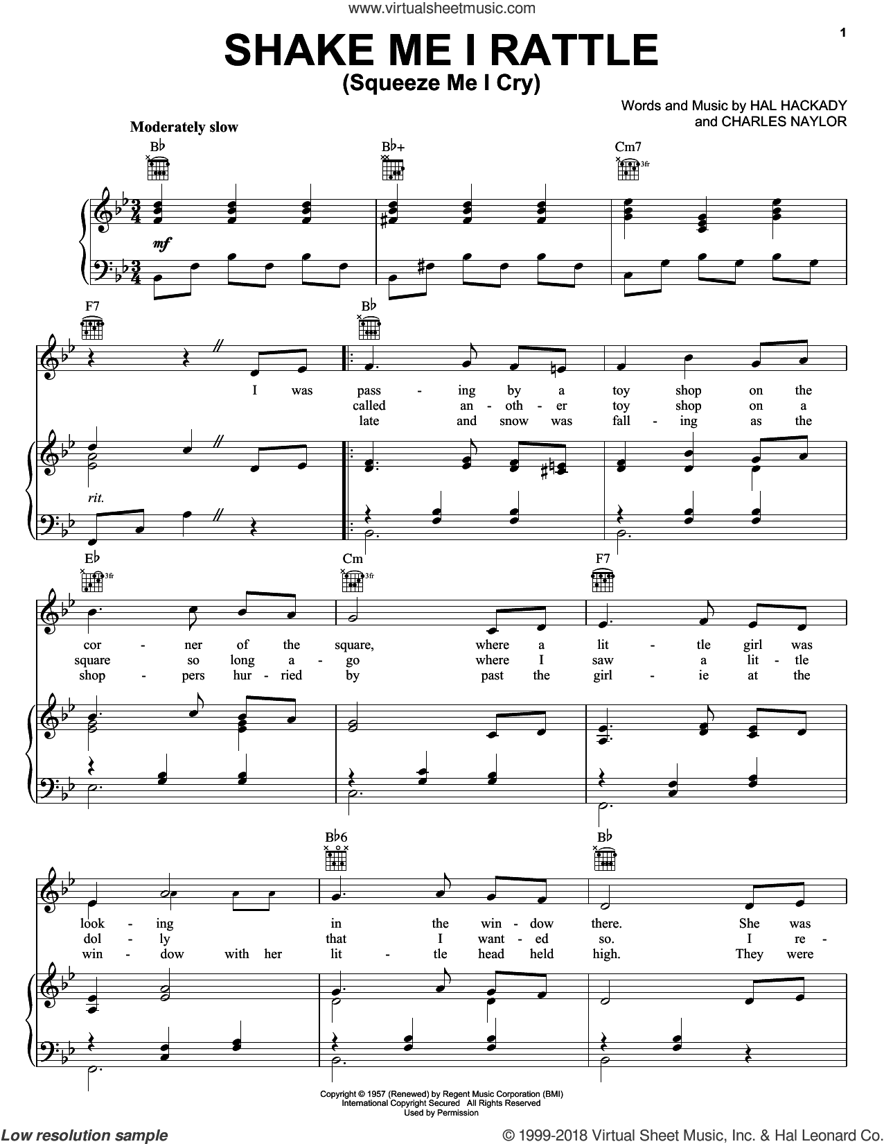 Shake Me I Rattle (Squeeze Me I Cry)