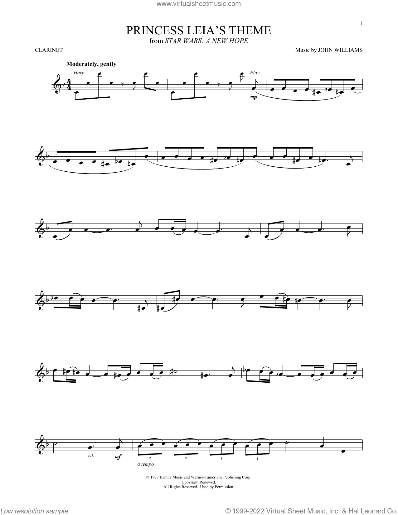 Princess Leia's Theme (from Star Wars: A New Hope)