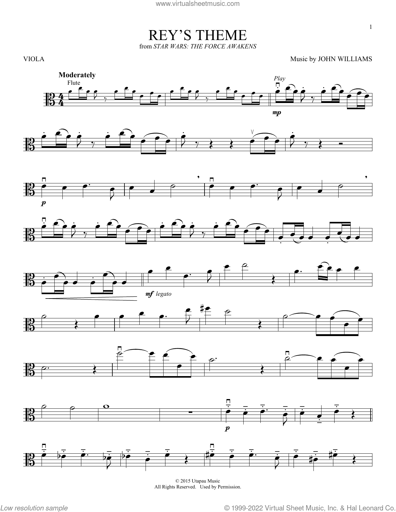 Rey's Theme (from Star Wars: The Force Awakens)