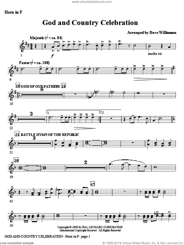 God And Country Celebration (Medley)