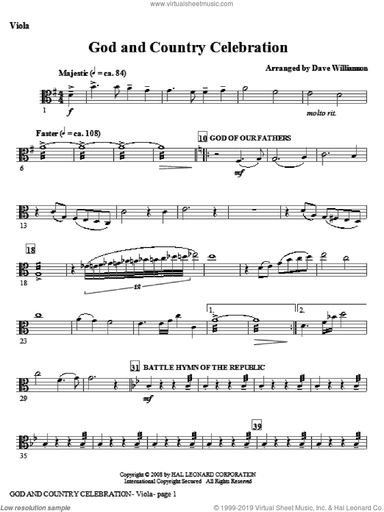 God And Country Celebration (Medley)