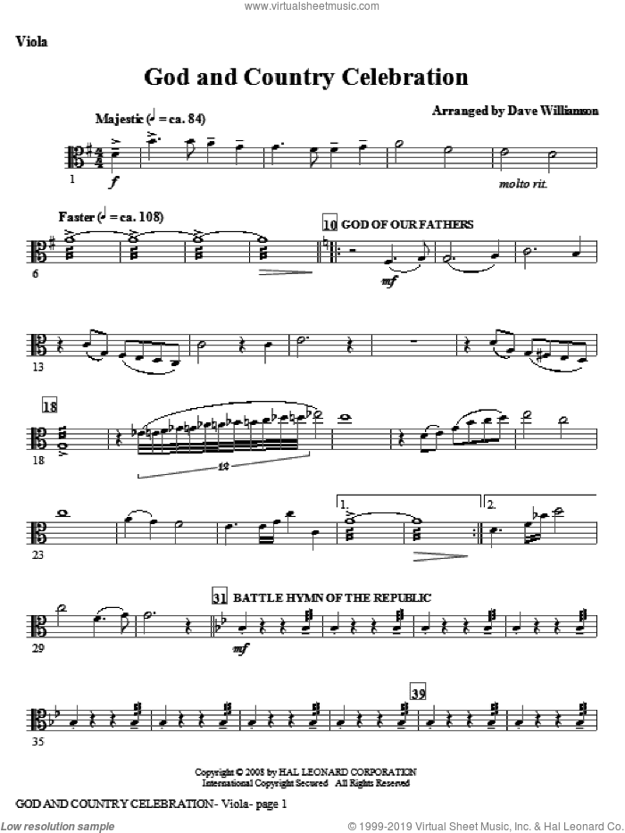 God And Country Celebration (Medley)