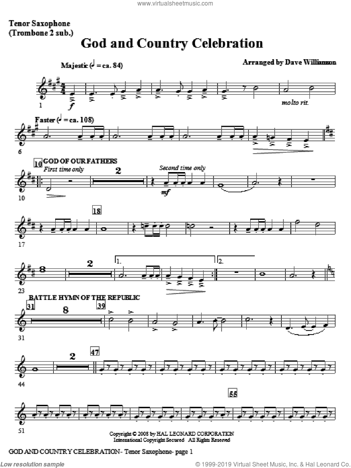 God And Country Celebration (Medley)