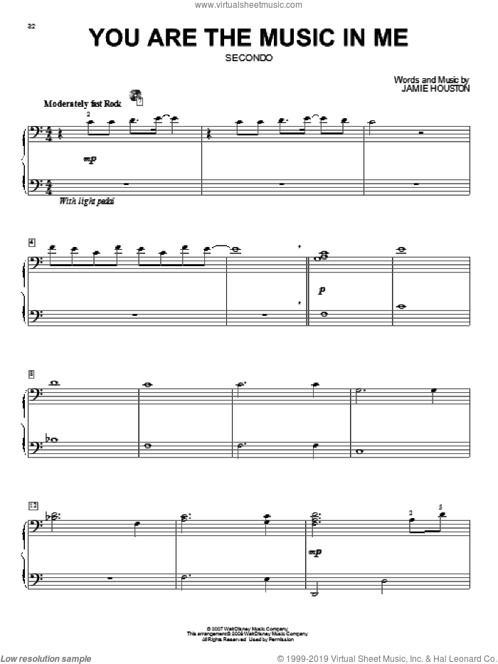 You Are The Music In Me (from High School Musical 2)