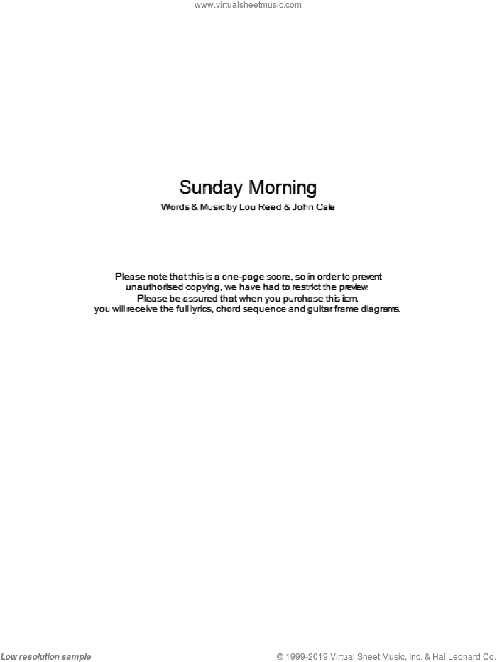 Sunday Morning