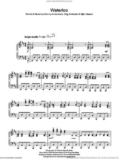 Waterloo, (intermediate)