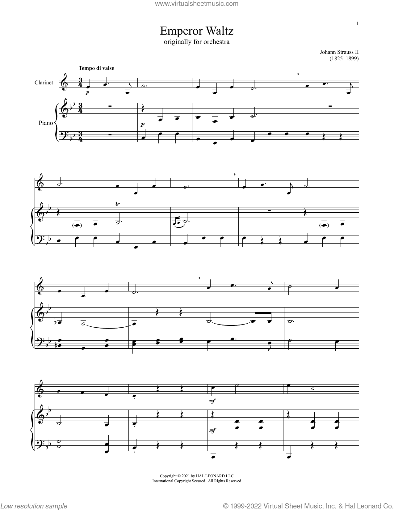 Emperor Waltz, Op. 437