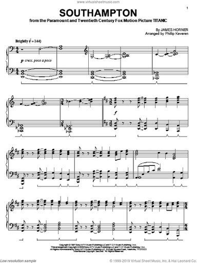 Southampton (arr. Phillip Keveren)