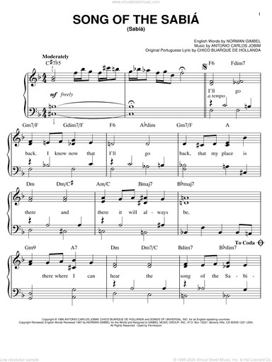 Song Of The Sabia (Sabia)