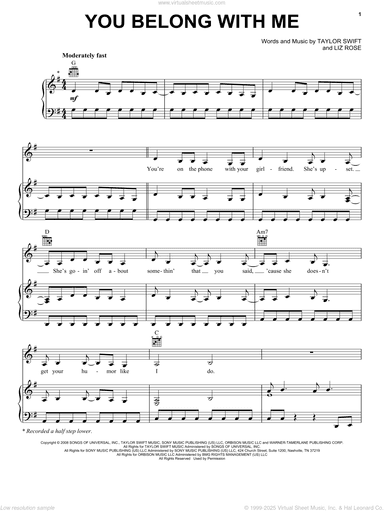 You Belong With Me