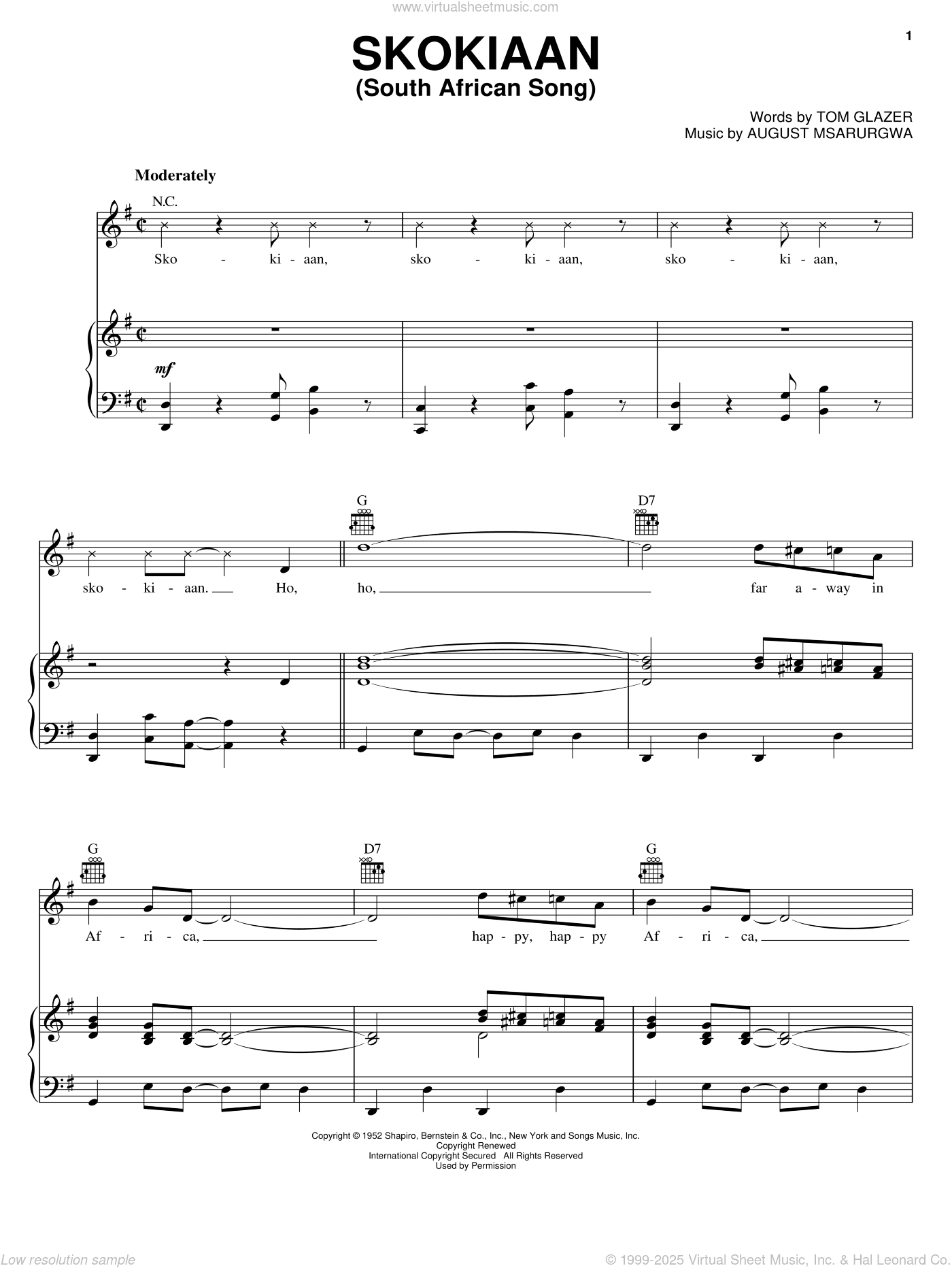 Skokiaan (South African Song)