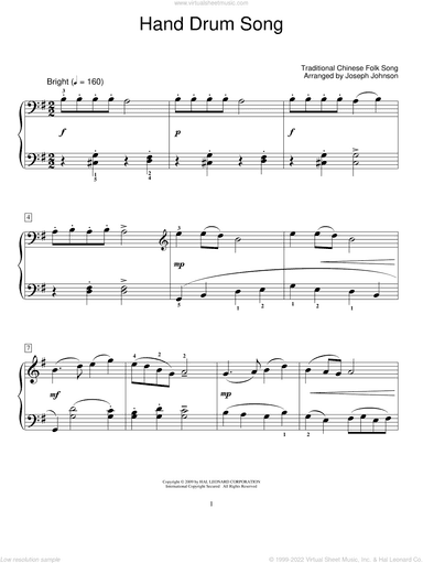 Hand Drum Song (arr. Joseph Johnson)