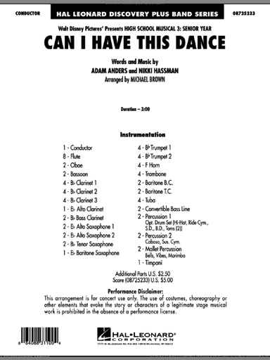 Can I Have This Dance? (from High School Musical 3)