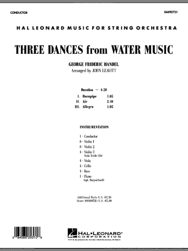 Three Dances from Water Music (COMPLETE)