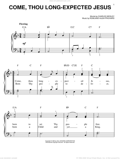 Come, Thou Long-Expected Jesus