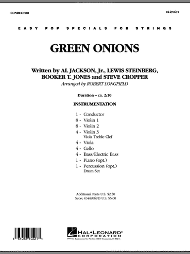 Green Onions (COMPLETE)