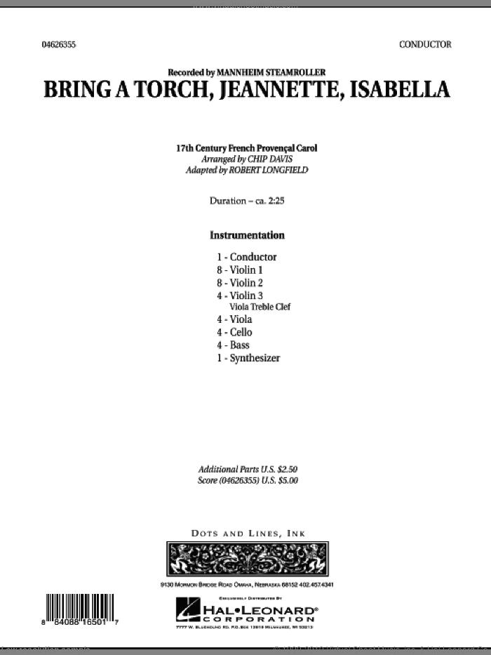 Bring a Torch, Jeannette, Isabella (COMPLETE)