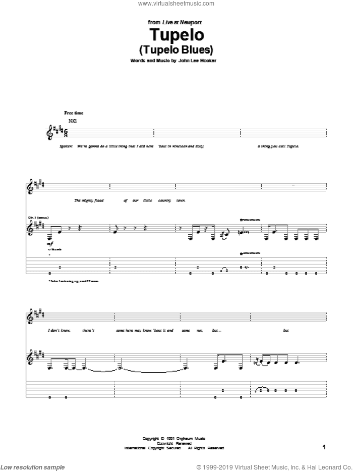 Tupelo (Tupelo Blues)