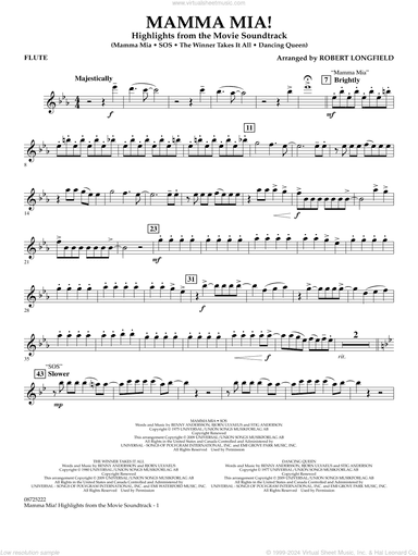 Mamma Mia!, highlights from the movie soundtrack
