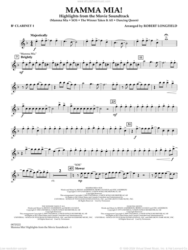 Mamma Mia!, highlights from the movie soundtrack
