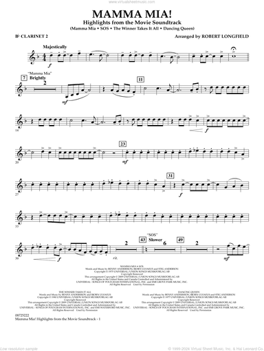 Mamma Mia!, highlights from the movie soundtrack