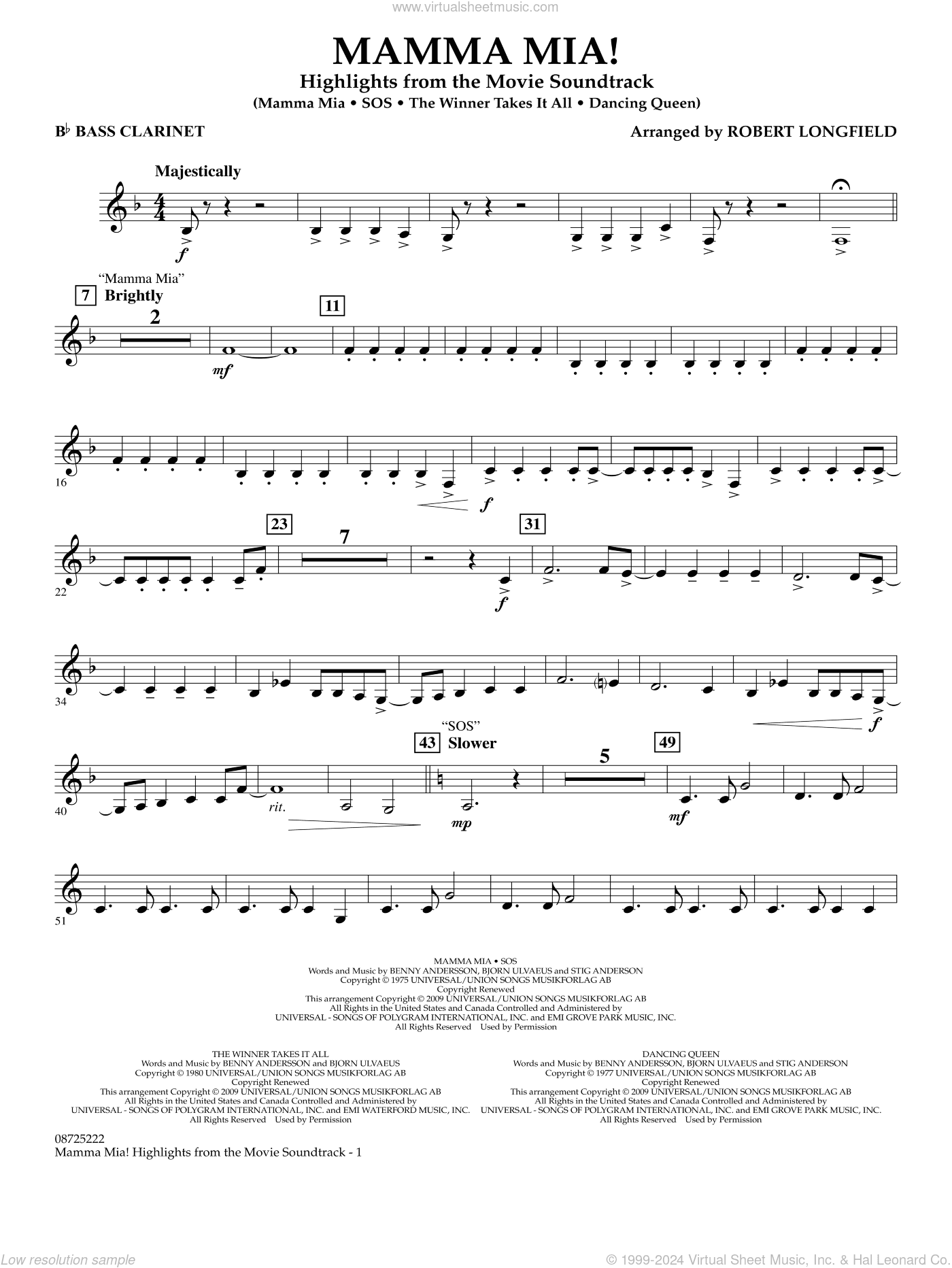 Mamma Mia!, highlights from the movie soundtrack