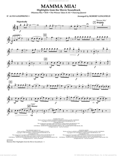 Mamma Mia!, highlights from the movie soundtrack