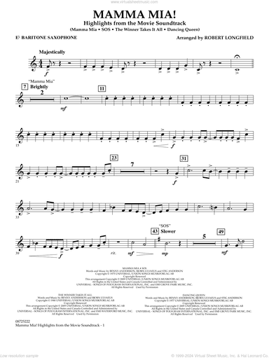 Mamma Mia!, highlights from the movie soundtrack
