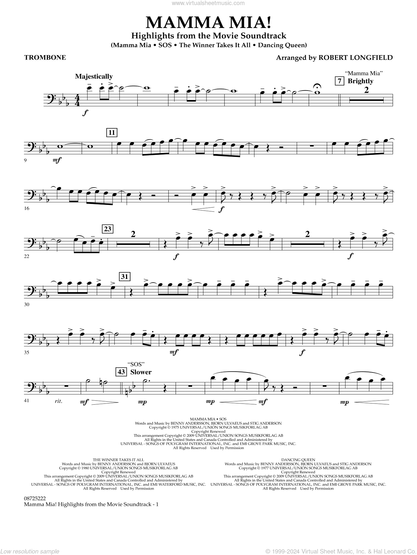 Mamma Mia!, highlights from the movie soundtrack